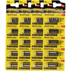 PATONA 20x (4x5 Stück) 12V 23A 23GA MN21 Spezialbatterie für Garagentoröffner, Fernbedienungen, Alarmsysteme, Bluetooth-Headset etc. kompatibel mit MN21,V23GA, 3LR50, LRV08, 8LR932, L1028
