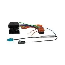 Radio-Adapterkabel OPEL 2003>, SEAT, SKODA 2005> MOST auf ISO + Phantomeinspe...