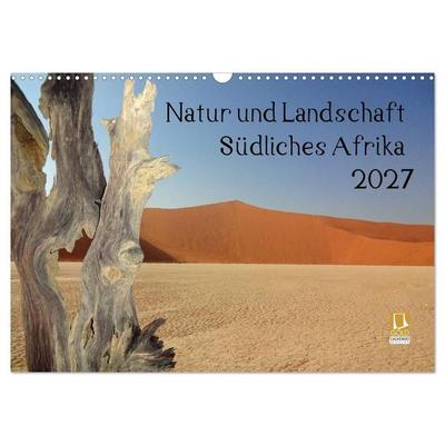 Natur und Landschaft. Südliches Afrika 2027 (Wandkalender 2027 DIN A3 quer), CALVENDO Monatskalender