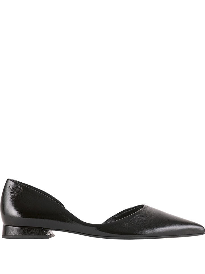 Högl Leder-Ballerinas in Schwarz - 36