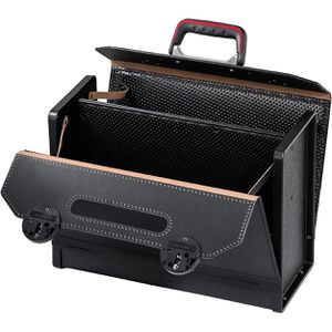 Parat Werkzeugtasche Top-Line Plus CP-7, leer, aus Echt Leder und Kunststoff