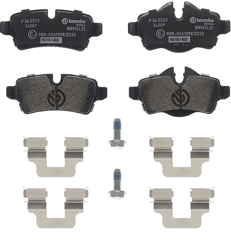 Brembo Bremsbelagsatz, Scheibenbremse Xtra Line P06052x Für Mini Bmw