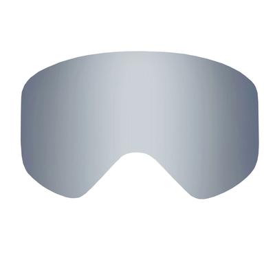 Snowboardbrille YEAZ "Magnetisches Wechselglas APEX", silber, Sportbrillen
