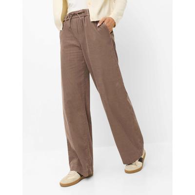 5-Pocket-Hose BRAX "Style MAINE", Damen, Gr. 38, Normalgrößen, braun (taupe), Web, 100% Baumwolle, Hosen 5-Pocket-Hose