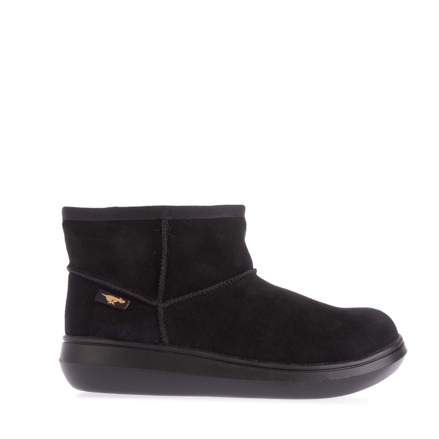 Dames Rocket Dog Sugar Rush Suede Enkellaarsjes in Zwart