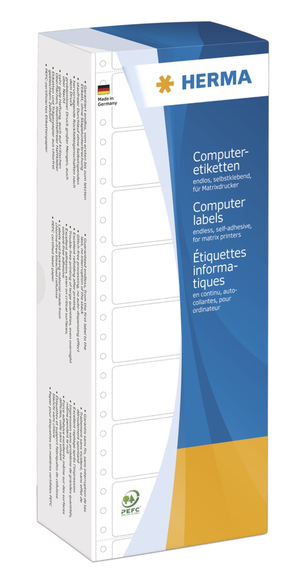Herma 8211 weiß Computeretiketten 8.89x3.57 cm (4000 Stück)