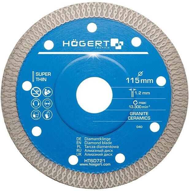 Hogert Technik HT6D721 Trennscheibe, Winkelschleifer