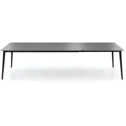 Mobitec Esstisch mit Auszug Terra 180/280 x 100 cm Keramik Schwarz 180