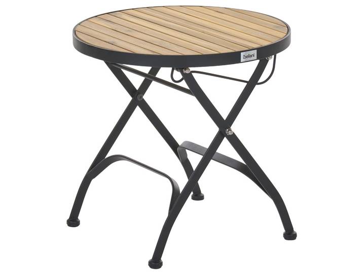 BEISTELLTISCH outdoor 45/45 cm Akazienholz Hellbraun Lascari