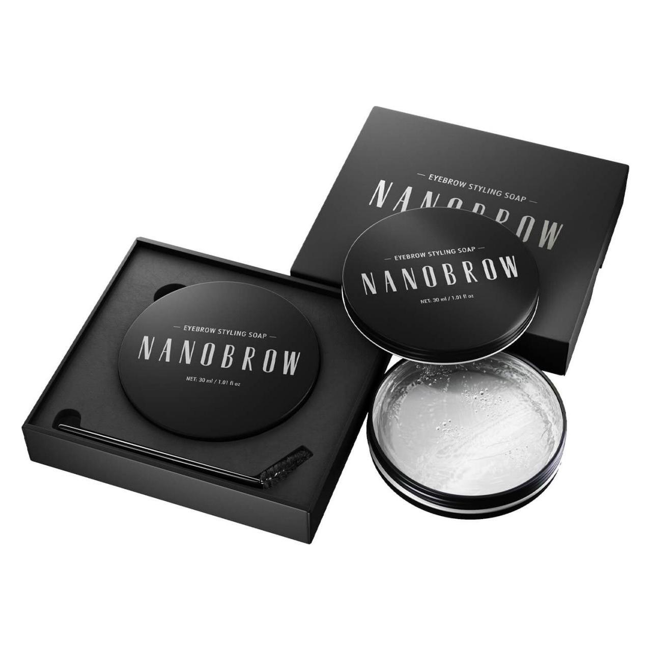 Nanobrow Eyebrow Styling Soap (Glitter, Rosa) (5905669547420)