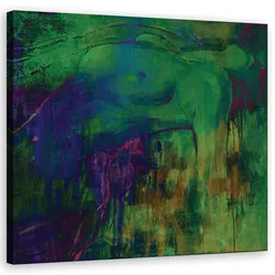LEINWANDBILD, Menschen - grün 40x40cm