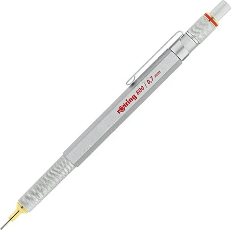 rotring Feinminenstift 800, 0,7 mm, silber
