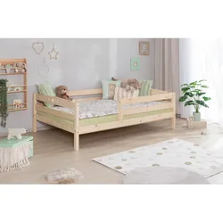TiCAA Einzelbett „Eli“, Kinderbett, Jugendbett, Schlafzimmer, Kinderzimmer