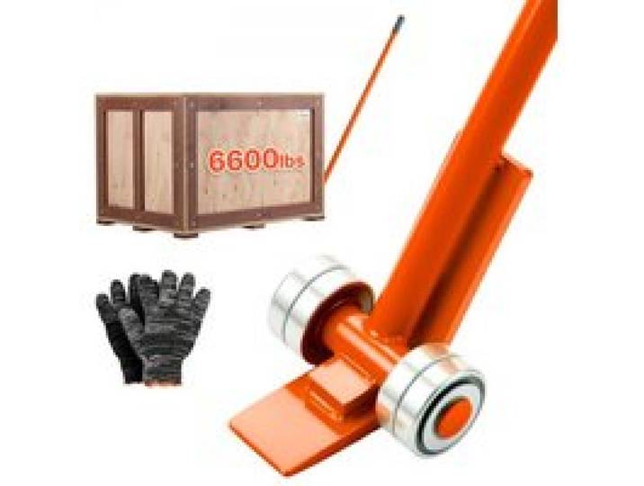 VEVOR Lastenheber, 2294 kg Tragkraft, 1524 mm Länge, Möbelheber mit Handschuhen, Transporthilfe mit Stahlfelgen für schwere Möbel, Gegenstände & Betonblöcke, ideal für Umzug & Schwerlasttransport