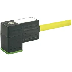 Murr Elektronik Ventilstecker mit freiem Leitu, Elektronikkabel + Stecker, Schwarz