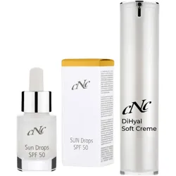 CNC Cosmetic SET classic plus DiHyal Soft Creme 50ml & Sun Drops SPF50 15ml (65ml)
