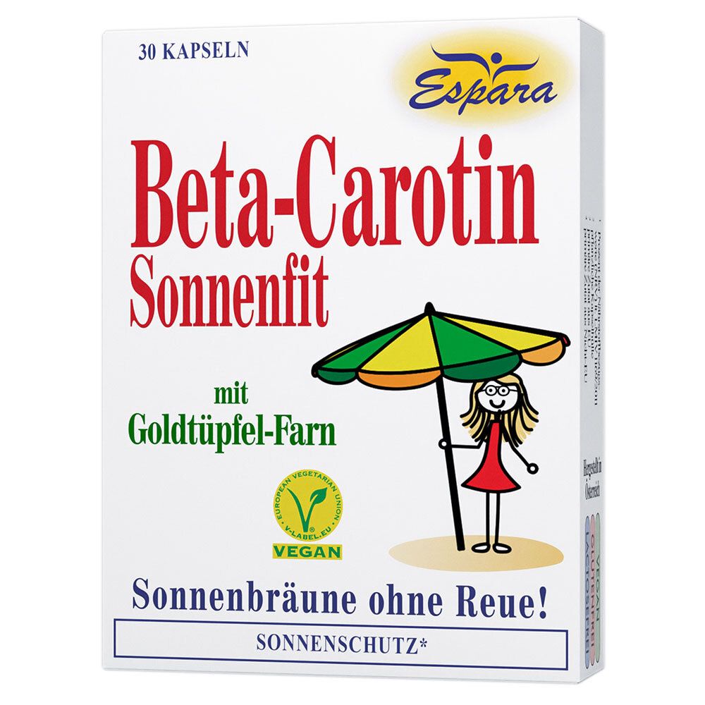Beta Carotin Sonnenfit Kapseln 30 St