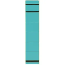 Westcott Ordneretikett E-737883 00 schmal/kurz selbstklebend Papier blau 10 Stück