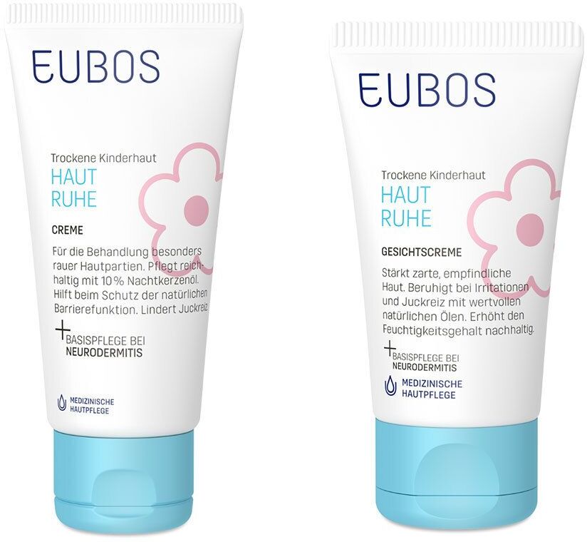 Eubos Kinder Haut Ruhe Creme + Gesichtscreme 50+30 ml