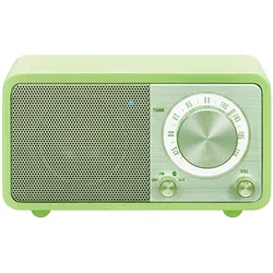 Sangean Tischradio WR 7 UKW Radio (FM, Bluetooth), Radio, Grün