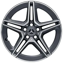 Mercedes-AMG C-Klasse 205 18 Zoll Leichtmetallfelge tremolit-metallic glanzgedre