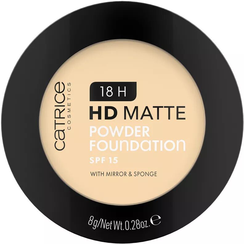 CATRICE - 18H HD Matte Powder Foundation,  18H HD Matte Powder Foundation 010W, 8 g