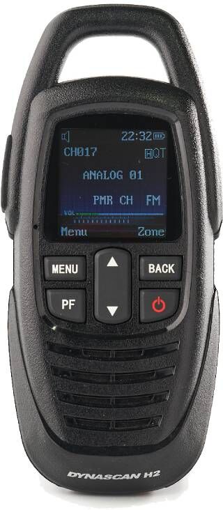 Dynascan H2   Talkie Walkie sans licence Talkie-walkie sans licence analogique avec format compact, idéal pour les professionnels et les utilisateurs