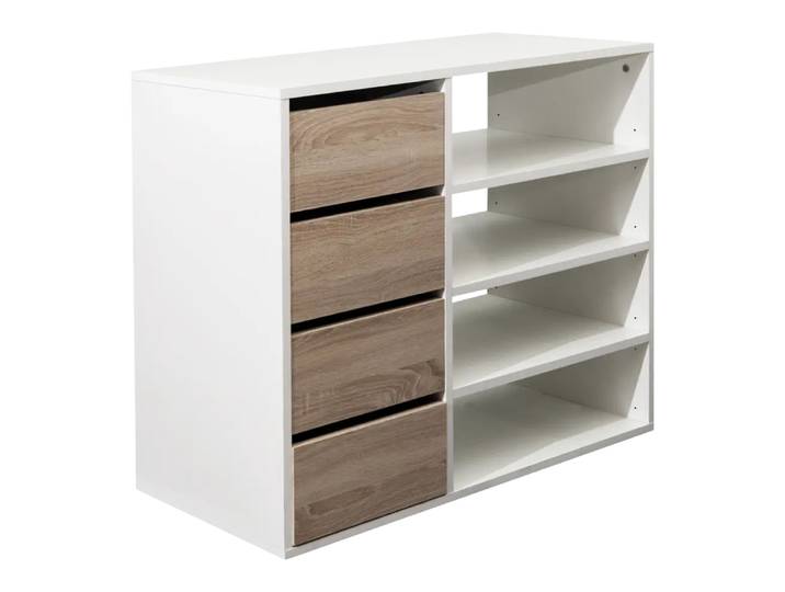 Schuhschrank Tom, Temahome, weiss, Holzwerkstoff