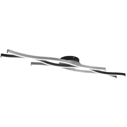 Trio LED-Deckenleuchte Blaze Alu, Eisen, Stahl & Metall Grau Alu gebürstet