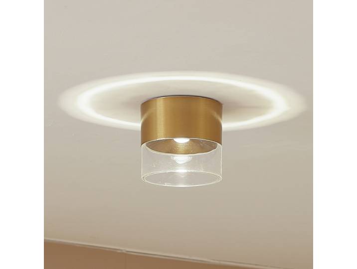 Dalila LED Plafonnier Ø10 Or - Lindby - Salon / séjour - Moderne - Aluminium - Rond