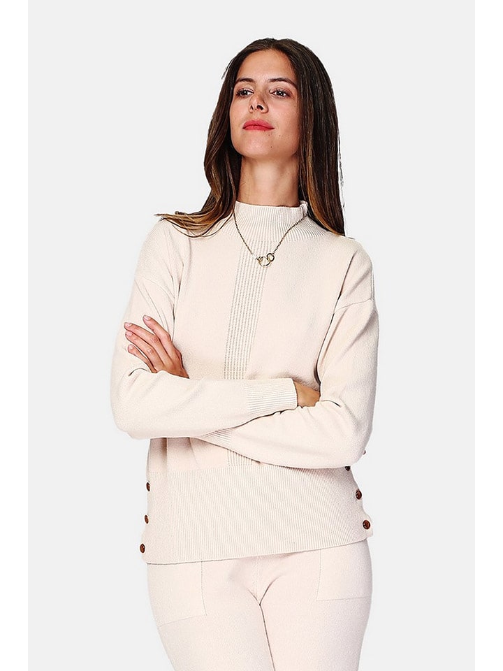William de Faye Pullover in Creme - 38