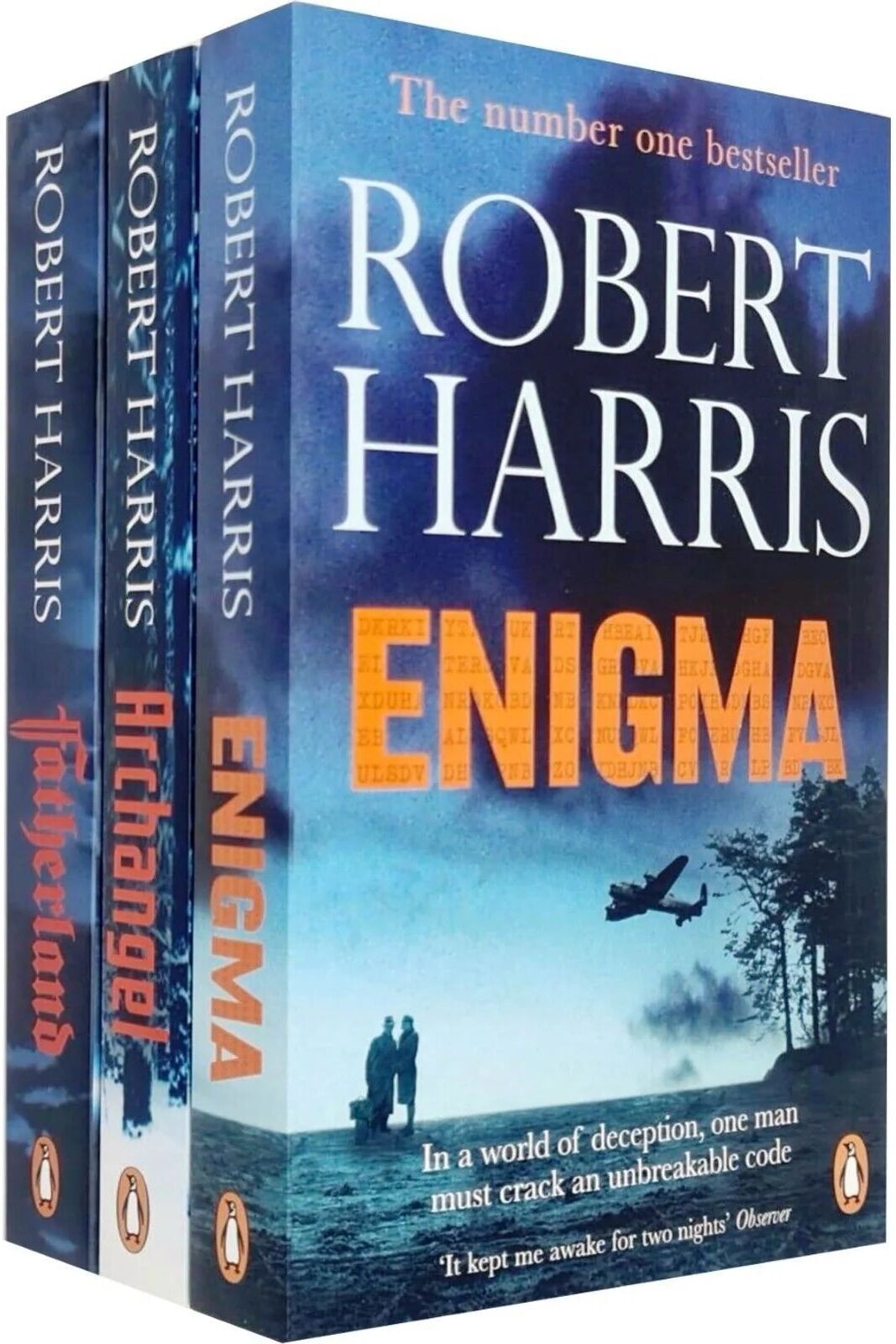 Arrow Robert Harris Enigma, Fatherland & Archangel 3 Books Collection Set - Adult Fiction Paperback Historical Thriller Boxset