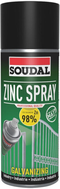 Soudal Spray Zinc Mat 400 ml 400ml+P2234:R2234O223P223 (155885)