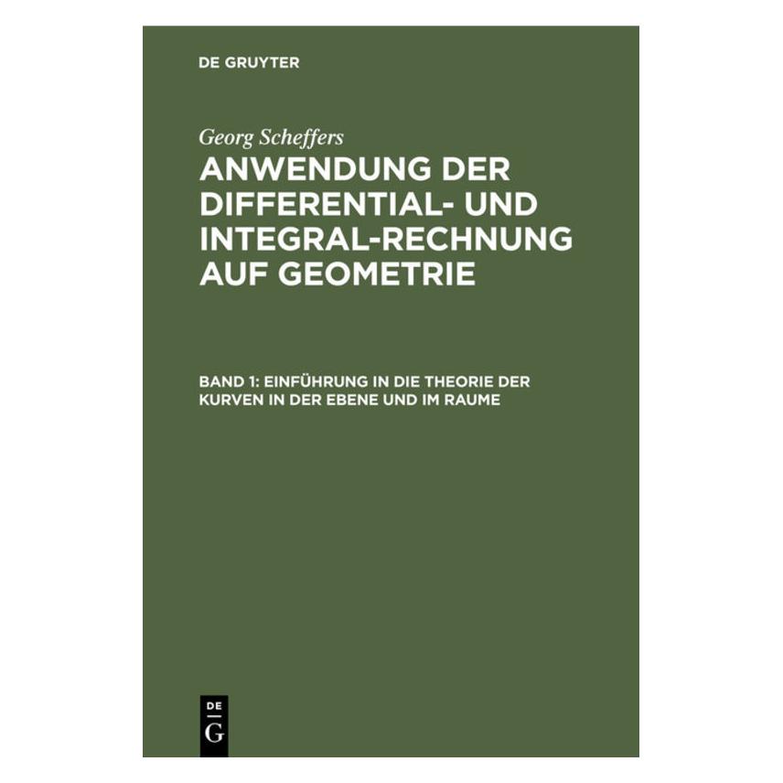 De Gruyter Scheffers:Georg Scheffers: Anwendung de (67710139)