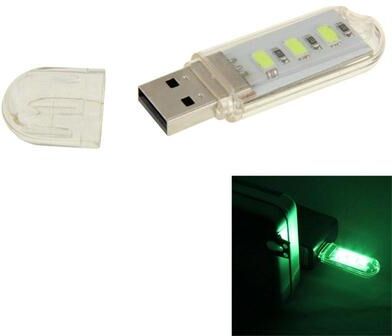 Inspired Deals Portable USB LED Light For Laptop Power Bank Mini Reading Lamp green Light