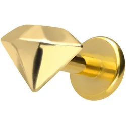 Titan Labret mit Innengewinde DIAMANT
