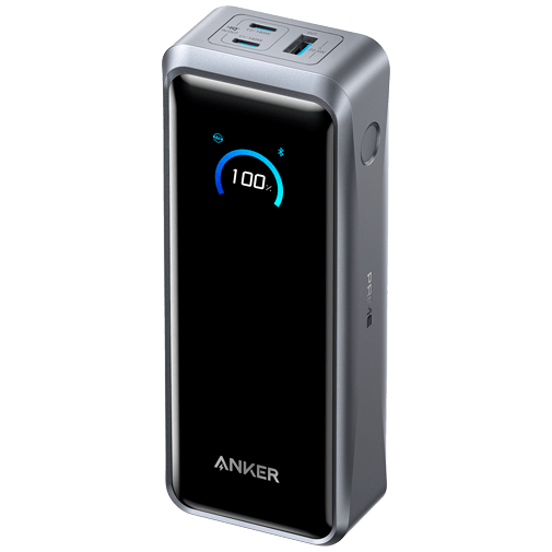 Anker Prime Dual USB-C + USB-A Schnellladegerät Powerbank 26.250mAh Silber