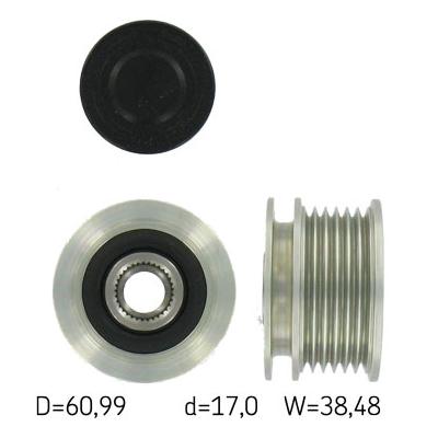 SKF Generatorfreilauf VKM 03822 für Mercedes