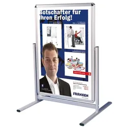 Franken Kundenstopper »Wasserdicht BS1302« A1 grau, 75.4x70x102.8 cm