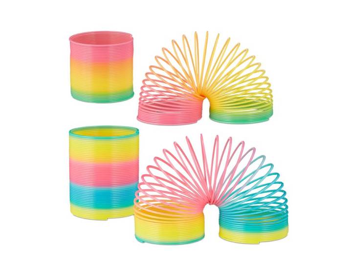 Relaxdays Regenbogenspirale 4er Set