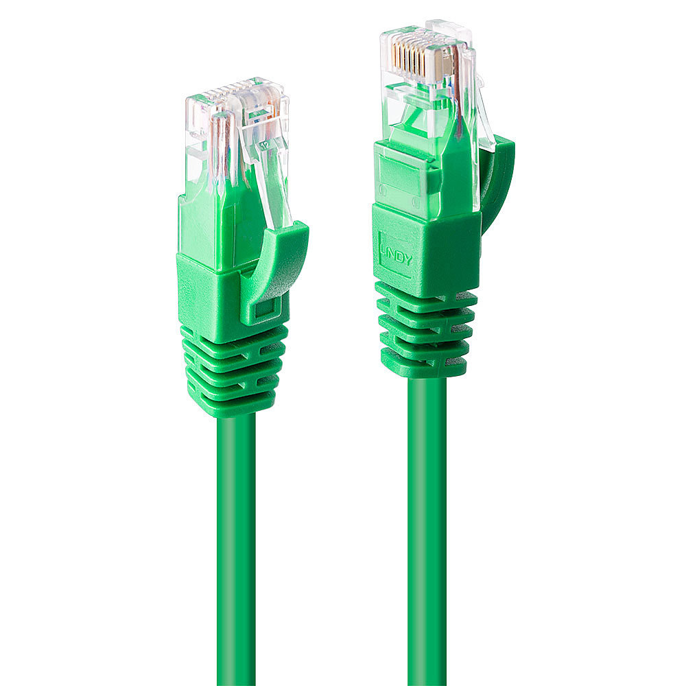 Lindy Cat.6 U/UTP-kabel, groen, 20 meter