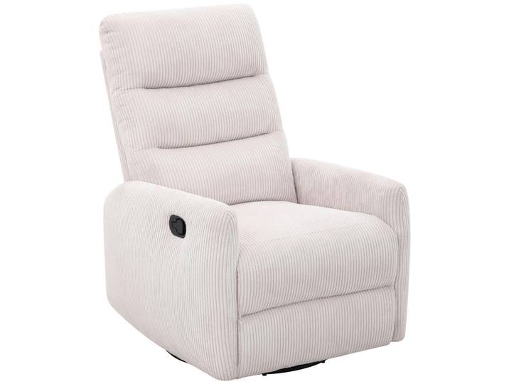 Carryhome Relaxsessel, Beige, Metall, Textil, 78x107x95 cm, Relaxfunktion, Wohnzimmer, Sessel, Relaxsessel