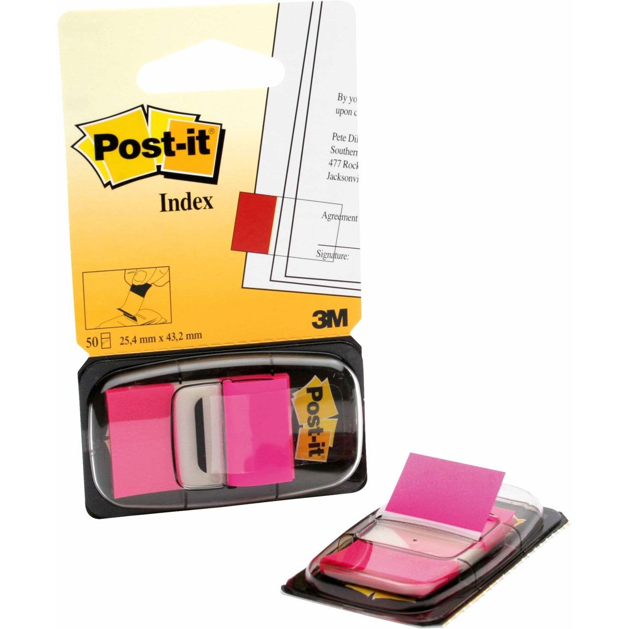 Post-it Index Haftmarker pink 50 Streifen