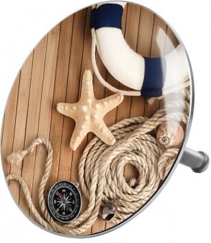 WCShop24 Badewannenstöpsel Maritime