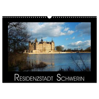 Residenzstadt Schwerin (Wandkalender 2027 DIN A3 quer), CALVENDO Monatskalender