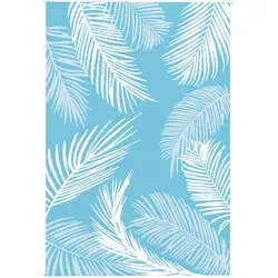 OUTDOORTEPPICH aus Kunststoff Hellblau