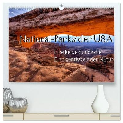National-Parks der USA (hochwertiger Premium Wandkalender 2027 DIN A2 quer), Kunstdruck in Hochglanz
