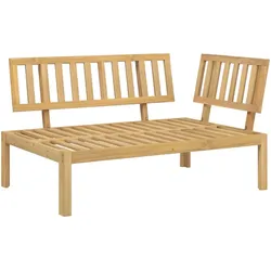 vidaXL Garten-Ecksofa aus Paletten Massivholz Akazie