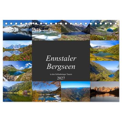 Ennstaler Bergseen in den Schladminger Tauern (Tischkalender 2027 DIN A5 quer), CALVENDO Monatskalender