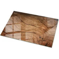 TISCHPLATTE 100x70 cm Natürliche Holzmaserung